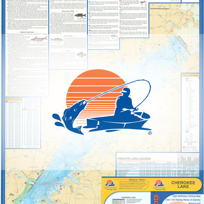 Cherokee Lake (Tennessee) Fish Map