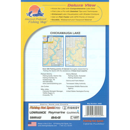 Chickamauga Lake Fishing Map