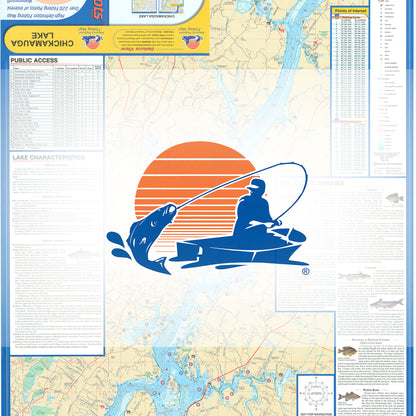 Chickamauga Lake Fishing Map