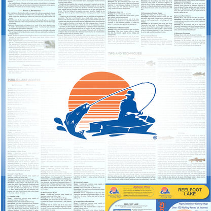 Reelfoot Lake Fishing Map