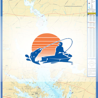 Lake Conroe Fishing Map