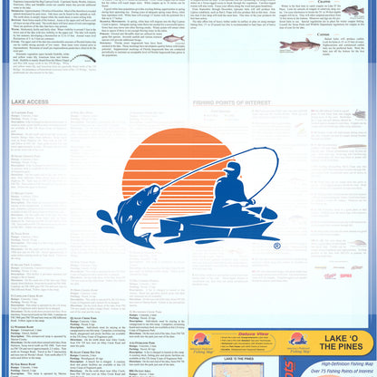Lake O' the Pines Fishing Map