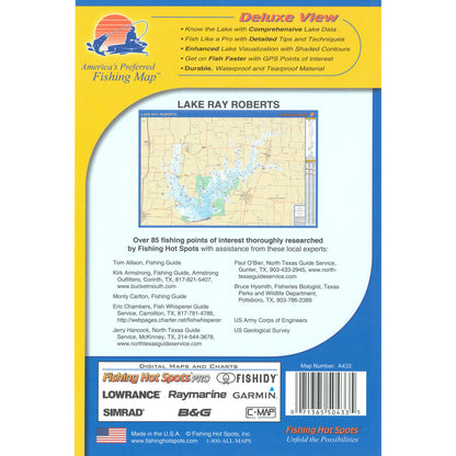 Lake Ray Roberts Fishing Map