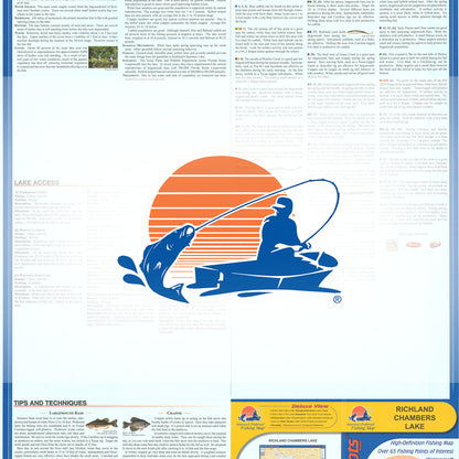 Richland Chambers Lake Fishing Map