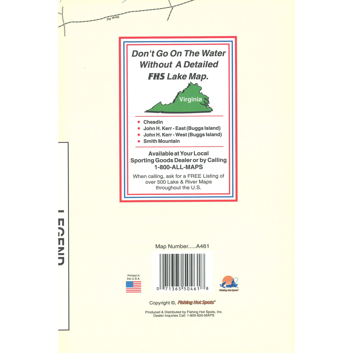 Lake Chesdin Fishing Map