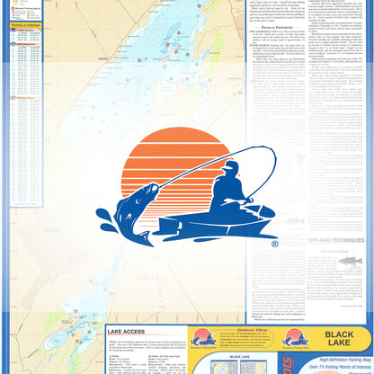 Black Lake (New York) Fishing Map