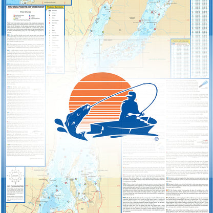 Lake George Fishing Map (New York)