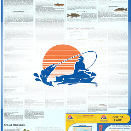 Oneida Lake Fishing Map