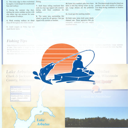 Lake Arbutus Fishing Map (Jackson Co) Fishing Map