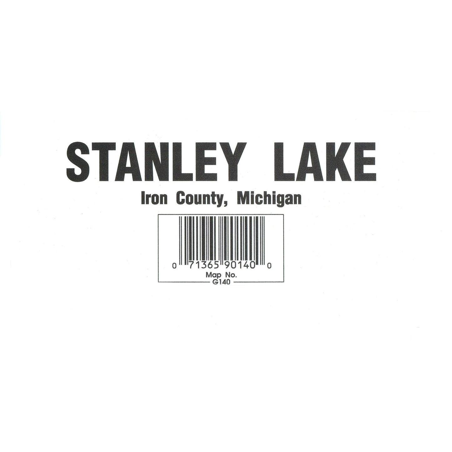 Stanley Lake Fishing Map