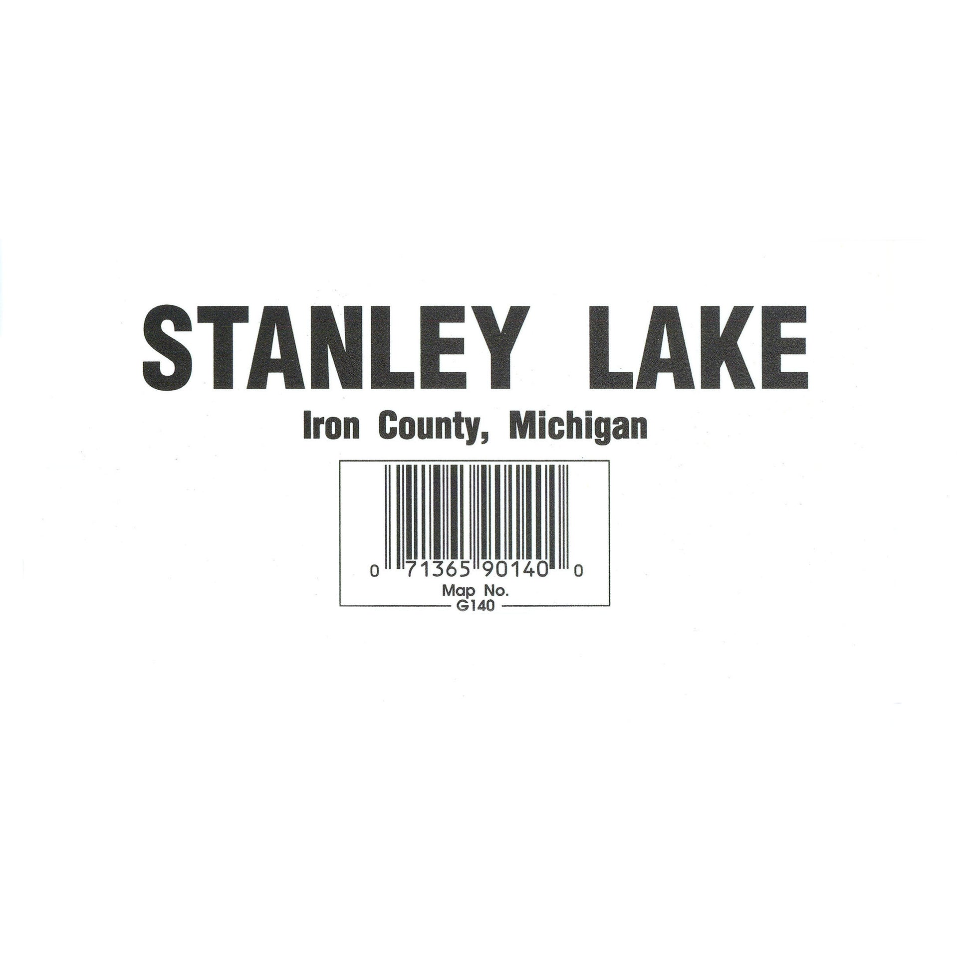 Stanley Lake Fishing Map