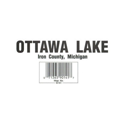 Ottawa Lake Fishing Map