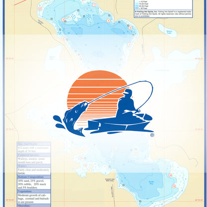 Crescent Lake (Oneida Co) Fishing Map