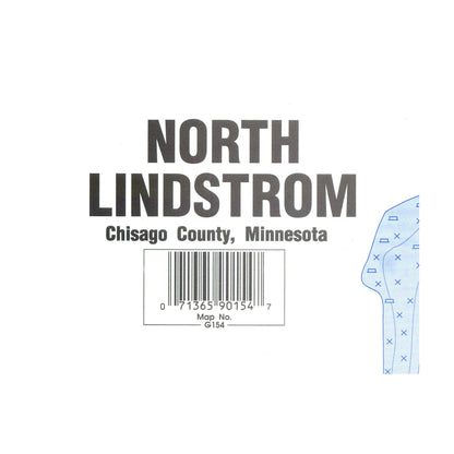 North Lindstrom Lake-Chisago Chain Fishing Map