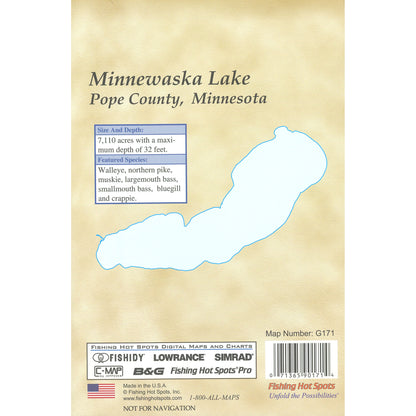 Minnewaska Lake Fishing Map