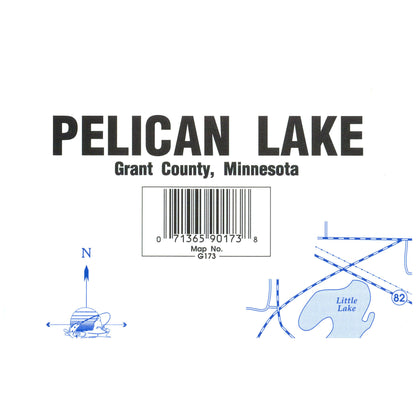 Pelican Lake (Grant Co. Fishing Map, MN) Fishing Map