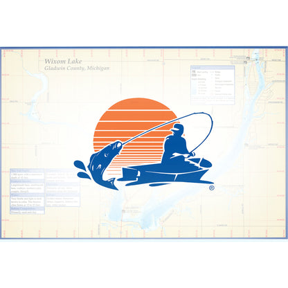 Wixom Lake Fishing Map