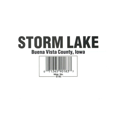 Storm Lake Fishing Map