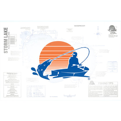 Storm Lake Fishing Map