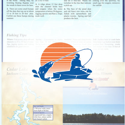 Cedar Lake Fishing Map