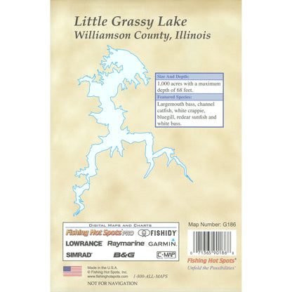 Little Grassy Lake Fishing Map