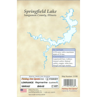 Springfield Lake Fishing Map