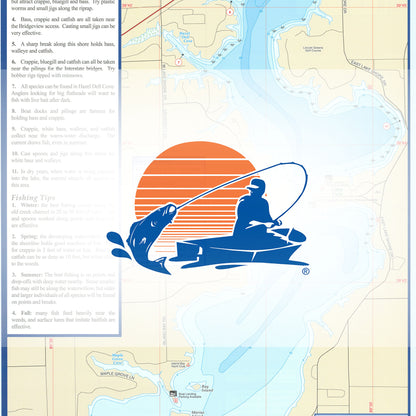Springfield Lake Fishing Map