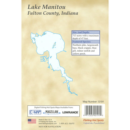 Lake Manitou Fishing Map