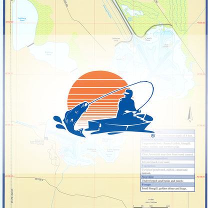 Willow Slough Lake (J.C.Murphey) Fishing Map