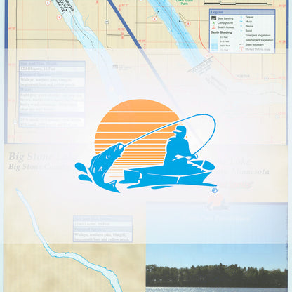 Big Stone Lake (MN/SD) Fishing Map
