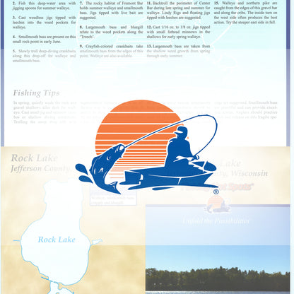 Rock Lake (Jefferson Co) fishing map