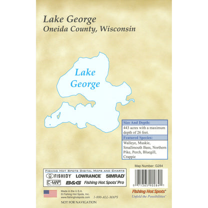 Lake George Fishing Map