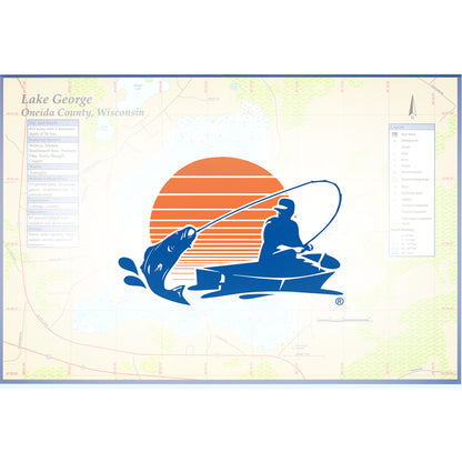 Lake George Fishing Map