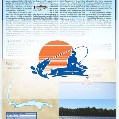 Eagle Lake (Maine) Fishing Map