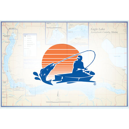 Eagle Lake (Maine) Fishing Map
