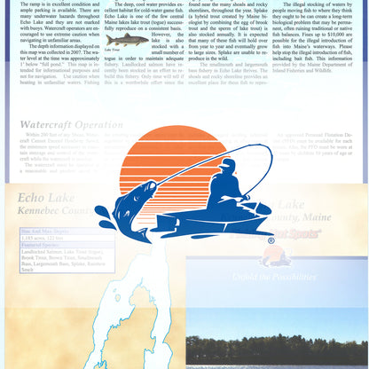 Echo Lake Fishing Map