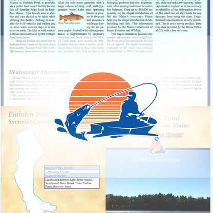 Embden Pond Fishing Map
