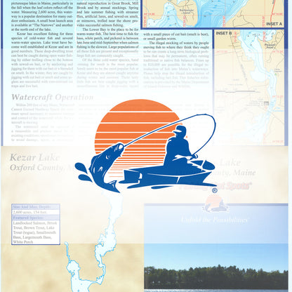 Kezar Lake Fishing Map