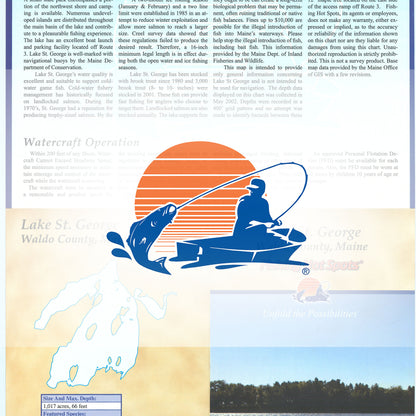 Lake St. George Fishing Map