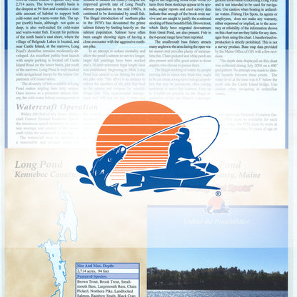 Long Pond Fishing Map