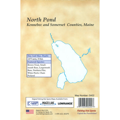 North Pond Fishing Map