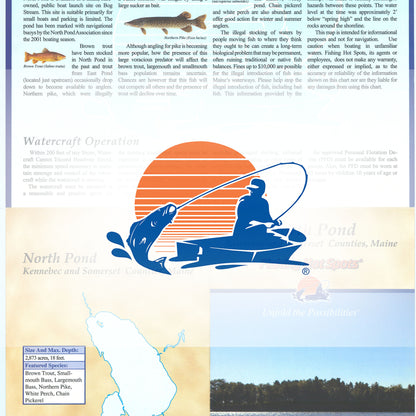 North Pond Fishing Map