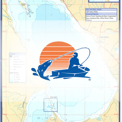 North Pond Fishing Map