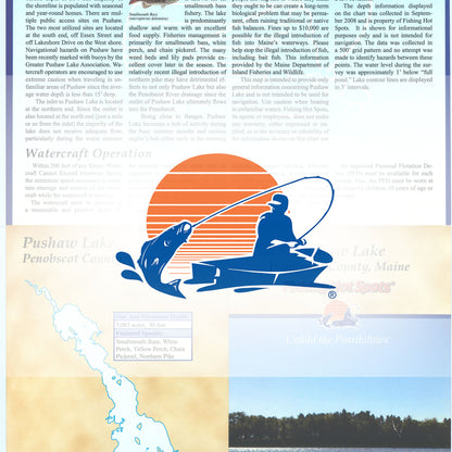Pushaw Lake Fishing Map