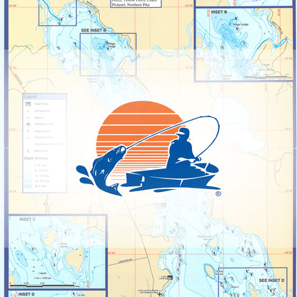 Pushaw Lake Fishing Map