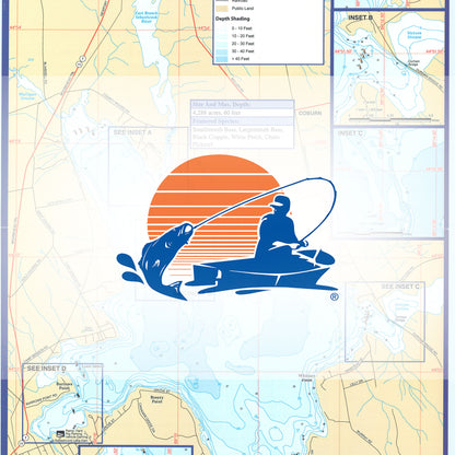Sebasticook Lake Fishing Map