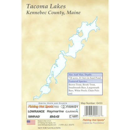 Tacoma Lakes Fishing Map