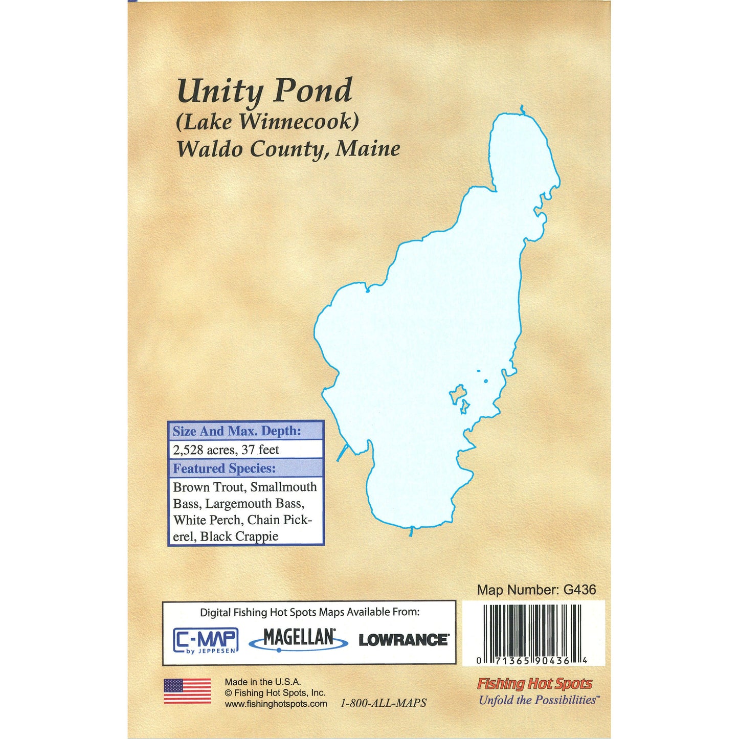 Unity Pond Fishing Map (Winnecook)