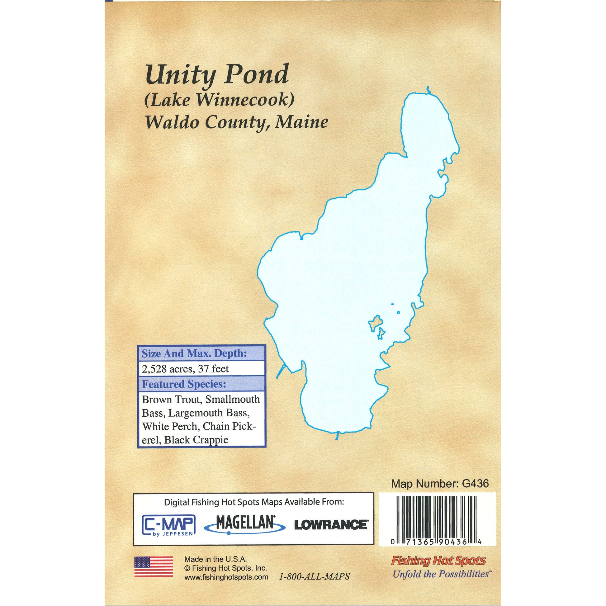Unity Pond Fishing Map (Winnecook)