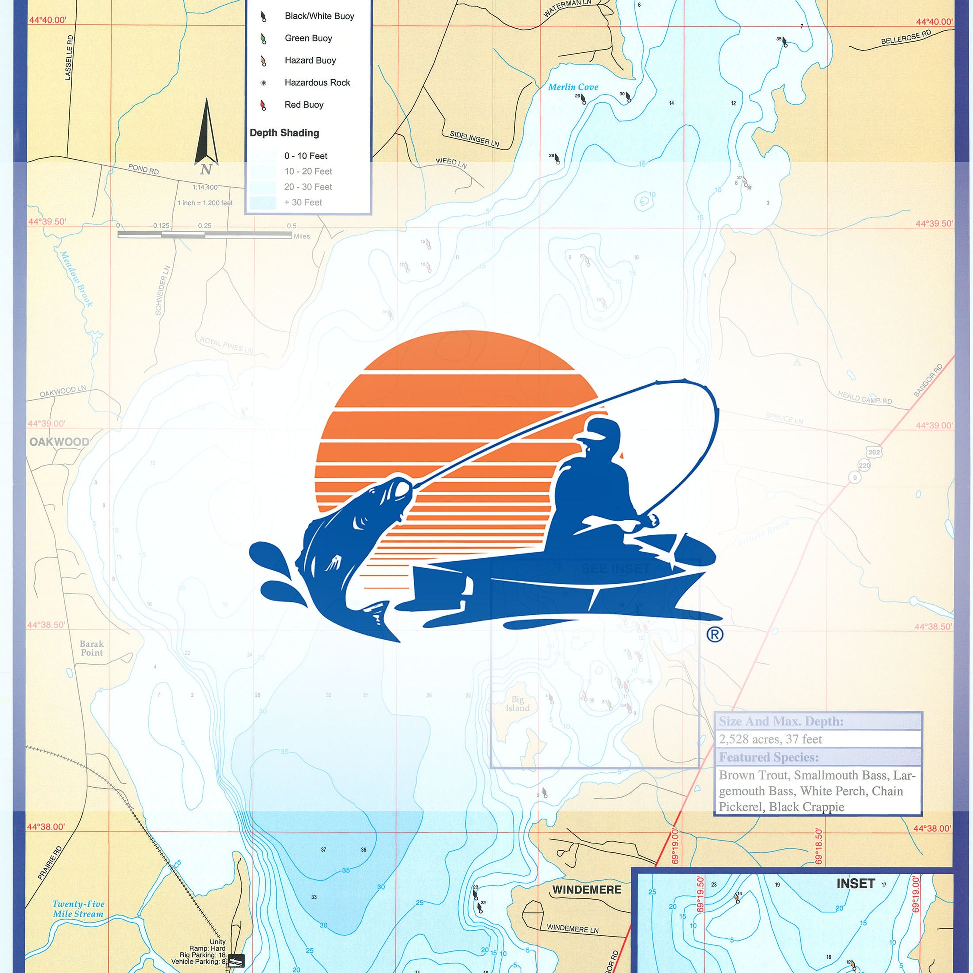 Unity Pond Fishing Map (Winnecook)